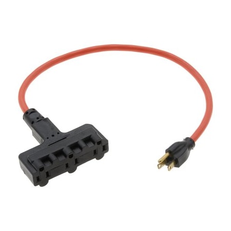 Zerostart Extension Cord - 3-Way Outlet, 2in. 3600040